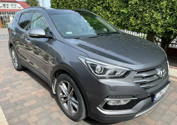 samochody osobowe Hyundai Santa Fe cena 86900 przebieg: 155000, rok produkcji 2016 z Barcin